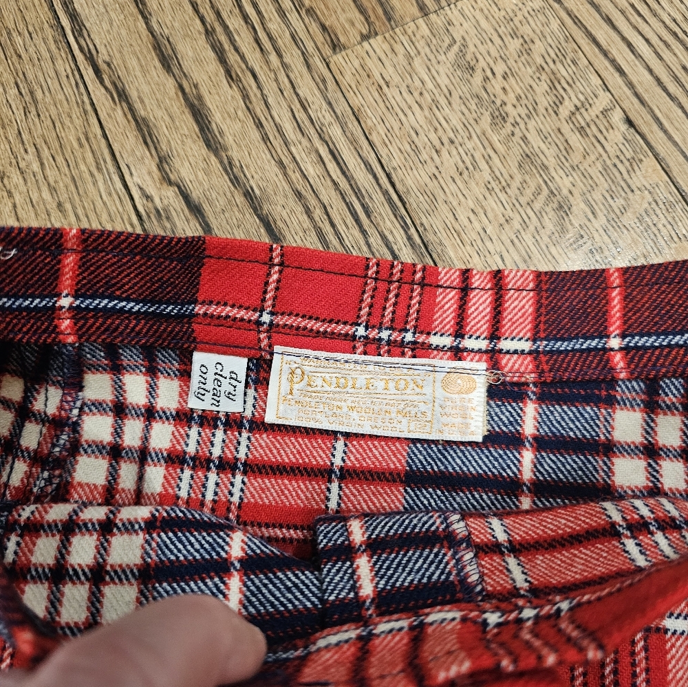 Vintage Pendleton Plaid Maxi Skirt - Picture 2 of 4